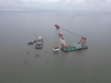 上海市海災(zāi)防治項目順利完成首個套箱安裝